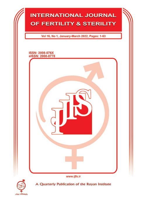 Fertility and Sterility - Volume:16 Issue: 2, Apr-Jun 2022