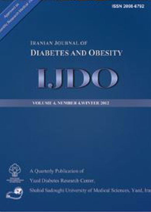Diabetes and Obesity - Volume:14 Issue: 2, Summer 2022