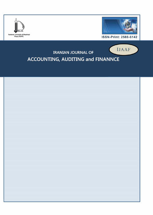 Accounting, Auditing and Finance - Volume:6 Issue: 2, Spring 2022