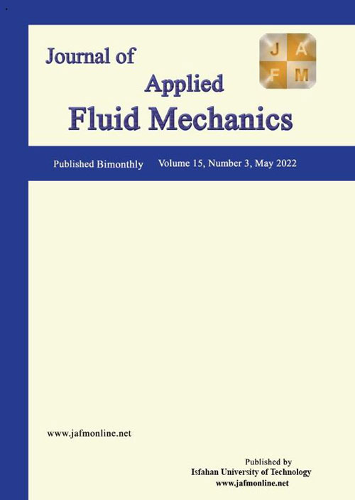 Applied Fluid Mechanics - Volume:15 Issue: 4, Jul-Aug 2022