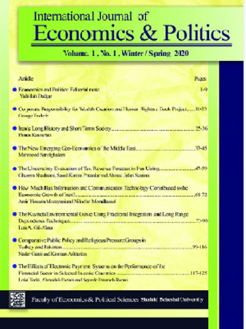 New Political Economy - Volume:3 Issue: 1, Winter - Spring 2022