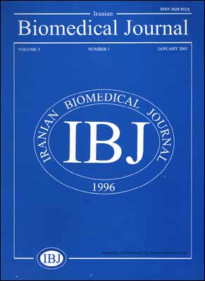 Iranian Biomedical Journal - Volume:5 Issue: 1, Jan 2001