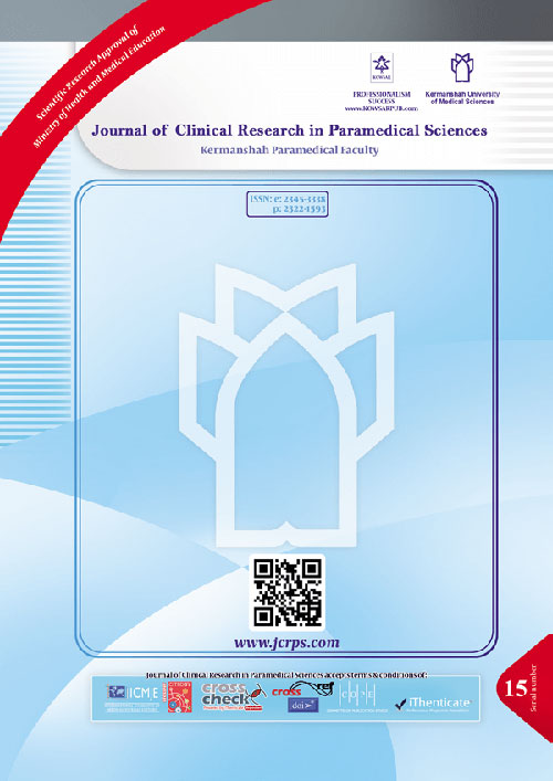 Clinical Research in Paramedical Sciences - Volume:11 Issue: 1, Jun 2022