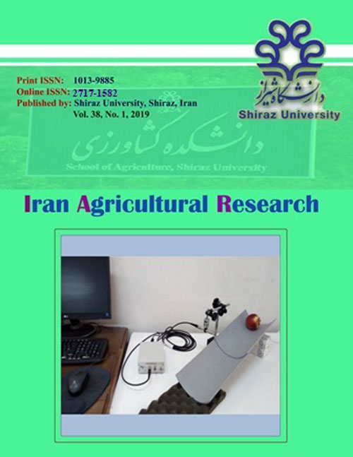 Iran Agricultural Research - Volume:40 Issue: 2, Summer and Autumn 2021
