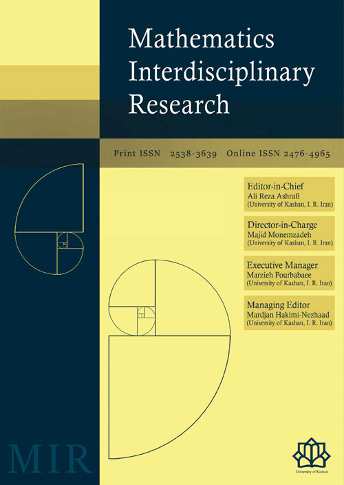 Mathematics Interdisciplinary Research - Volume:6 Issue: 3, Summer 2021