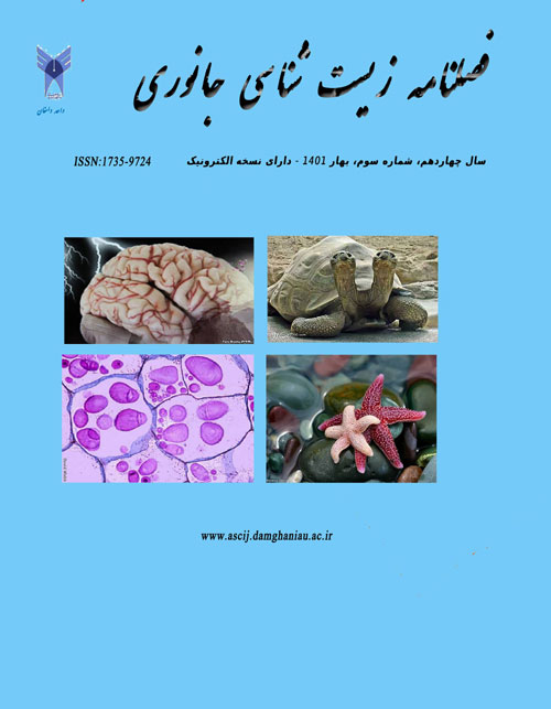 زیست شناسی جانوری - سال چهاردهم شماره 4 (تابستان 1401)