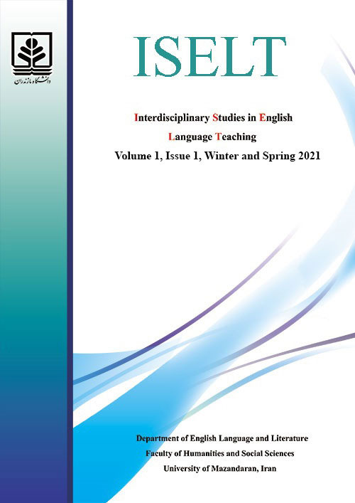 Interdisciplinary Studies in English Language Teaching - Volume:1 Issue: 2, Jul 2022