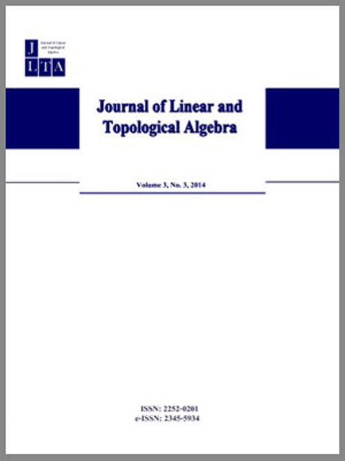 Linear and Topological Algebra - Volume:11 Issue: 2, Spring 2022