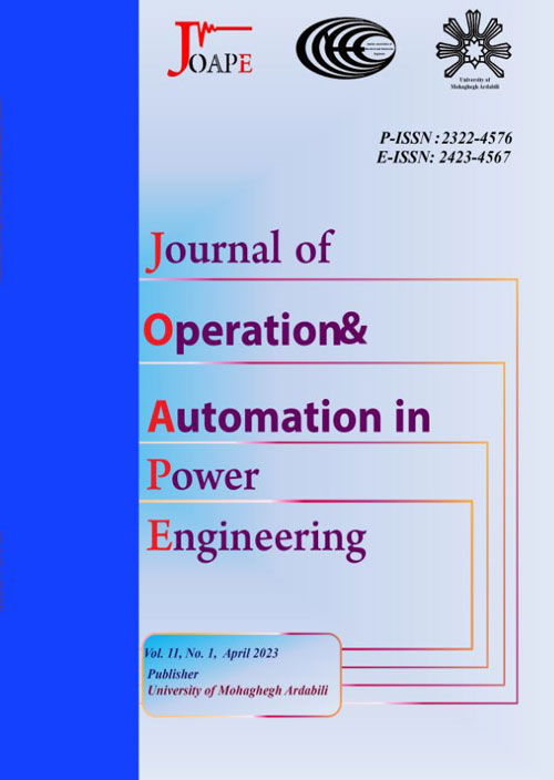 Operation and Automation in Power Engineering - Volume:11 Issue: 1, Spring 2023