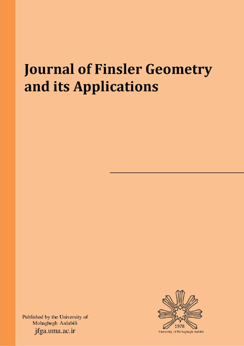 Finsler Geometry and its Applications - Volume:3 Issue: 1, Aug 2022