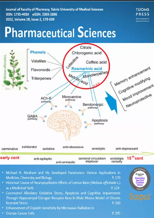 Pharmaceutical Sciences - Volume:28 Issue: 3, Jul 2022