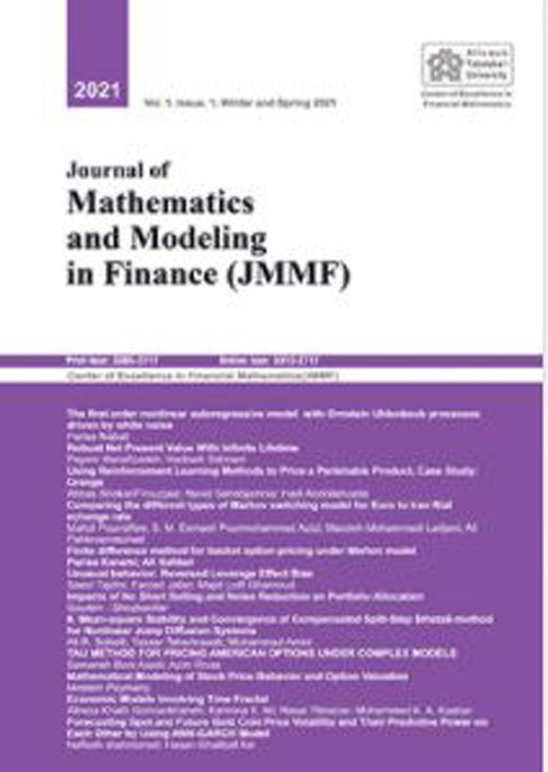mathematic and modeling in Finance