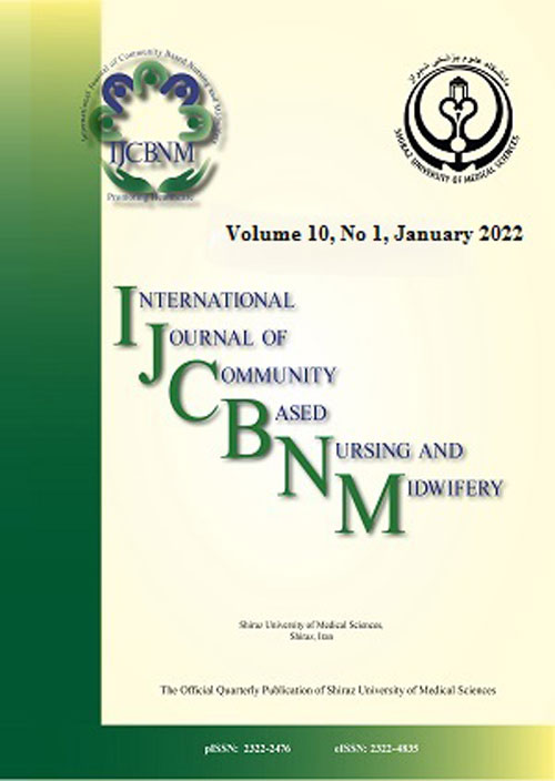 Community Based Nursing and Midwifery - Volume:10 Issue: 4, Oct 2022