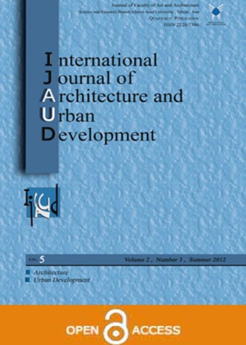 Architecture and Urban Development - Volume:12 Issue: 4, Autumn 2022