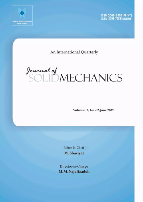 Solid Mechanics - Volume:14 Issue: 4, Autumn 2022