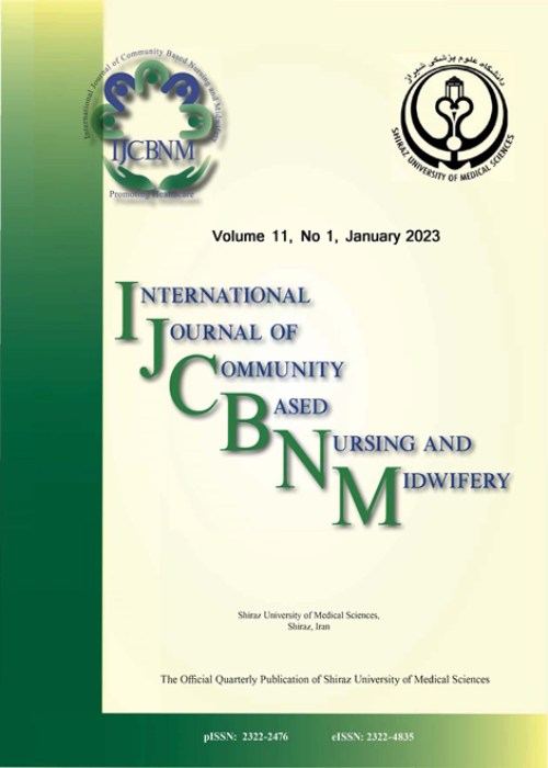 Community Based Nursing and Midwifery - Volume:11 Issue: 1, Jan 2023