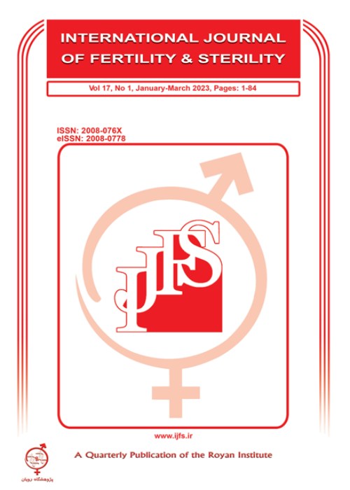 Fertility and Sterility - Volume:17 Issue: 1, Jan -Mar 2023