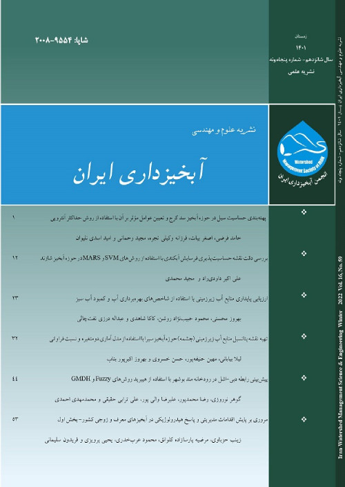 علوم و مهندسی آبخیزداری ایران