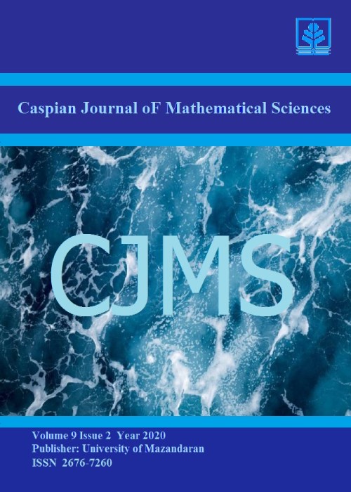 Caspian Journal of Mathematical Sciences - Volume:11 Issue: 2, Summer Autumn 2022