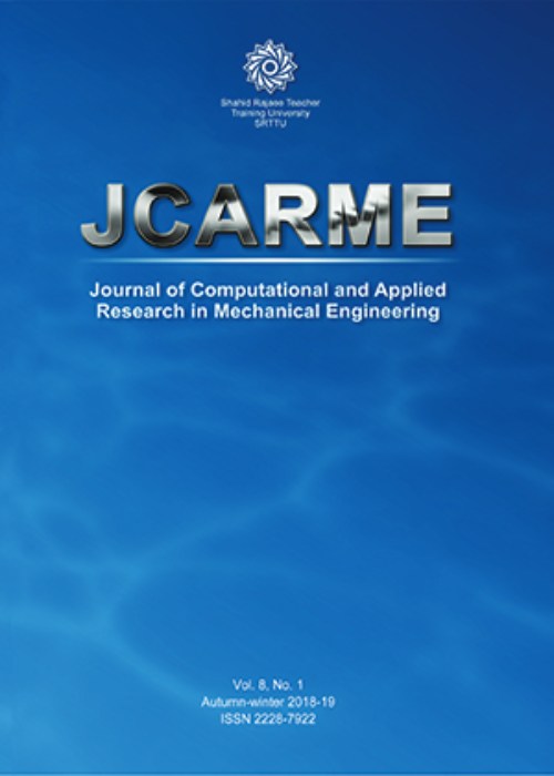 Computational and Applied Research in Mechanical Engineering - Volume:12 Issue: 2, Winter-Spring 2023