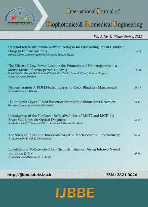 Biophotonics and Biomedical Optics - Volume:2 Issue: 1, Oct 2022