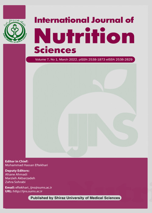 Nutrition Sciences - Volume:8 Issue: 1, Mar 2023