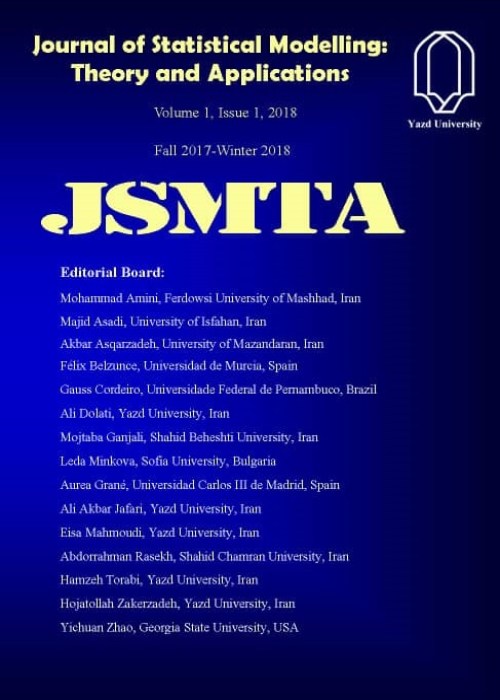 Statistical Modelling: Theory and Applications - Volume:3 Issue: 1, Winter and Spring 2022