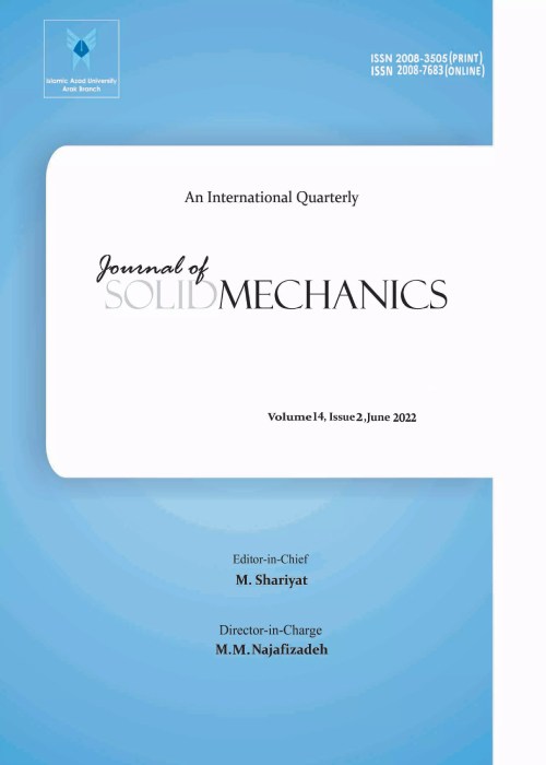 Solid Mechanics - Volume:15 Issue: 1, Winter 2023