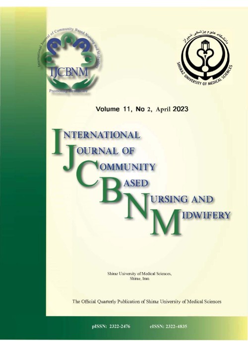 Community Based Nursing and Midwifery - Volume:11 Issue: 2, Apr 2023