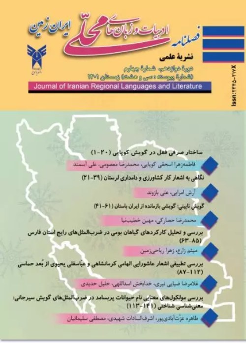 ادبیات و زبانهای محلی ایران زمین