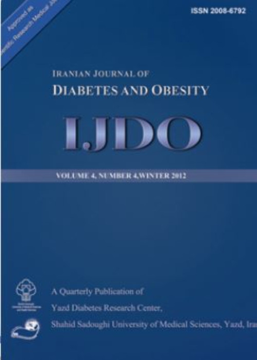 Diabetes and Obesity - Volume:15 Issue: 1, Spring 2023