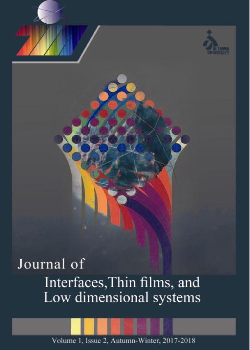 Interface, Thin Film and Low Dimension Systems - Volume:5 Issue: 2, Winter-Spring 2022