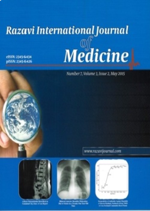 Razavi International Journal of Medicine - Volume:11 Issue: 2, Spring 2023
