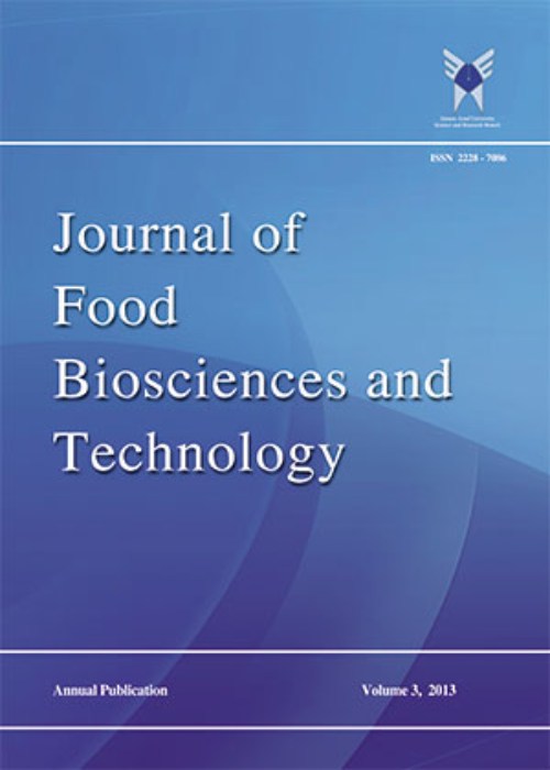Food Biosciences and Technology - Volume:13 Issue: 3, Summer 2023