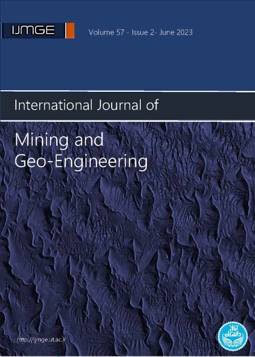Mining & Geo-Engineering - Volume:57 Issue: 2, Summer 2023