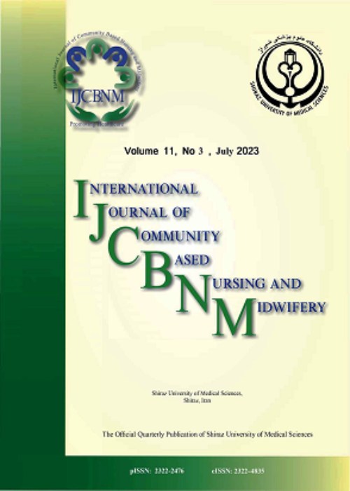 Community Based Nursing and Midwifery - Volume:11 Issue: 3, Jul 2023
