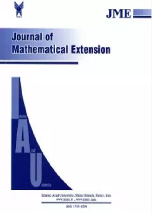 Mathematical Extension - Volume:17 Issue: 6, Jun 2023