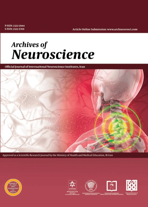 Archives of Neuroscience - Volume:10 Issue: 3, Jul 2023
