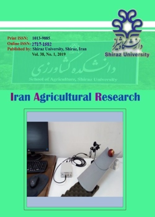 Iran Agricultural Research - Volume:41 Issue: 2, Summer and Autumn 2022