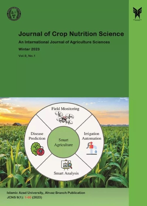 Crop Nutrition Science - Volume:9 Issue: 1, Winter 2023