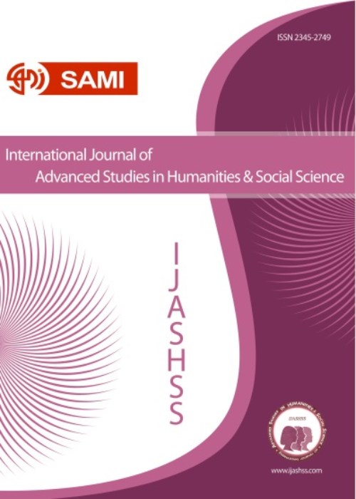 Advanced Studies in Humanities and Social Science - Volume:6 Issue: 2, Spring 2017