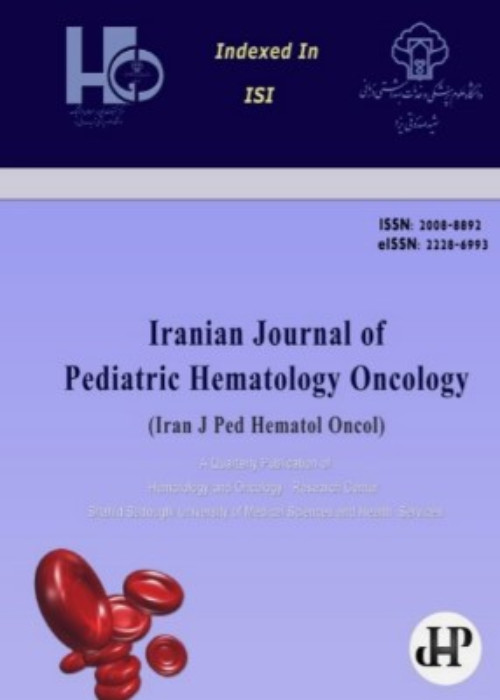 Pediatric Hematology and Oncology - Volume:14 Issue: 2, Spring 2024