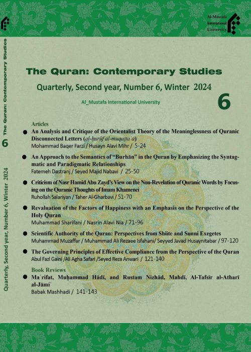 Quran: Contemporary Studies