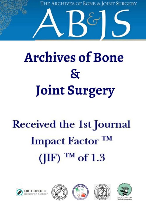 Archives of Bone and Joint Surgery - Volume:12 Issue: 5, May 2024