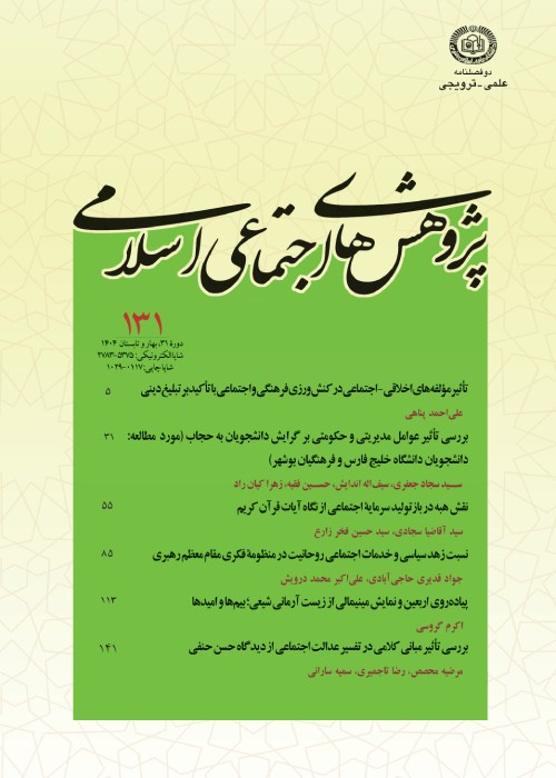 پژوهش های اجتماعی اسلامی