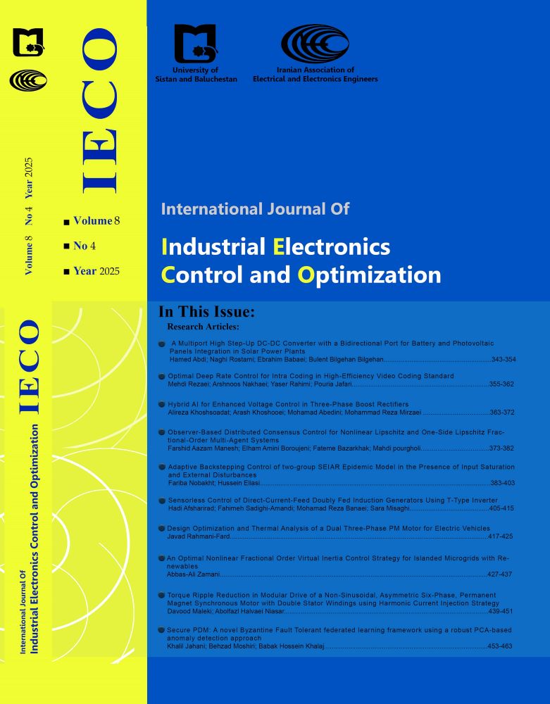 Industrial Electronics, Control and Optimization