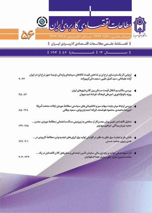 مطالعات اقتصادی کاربردی ایران
