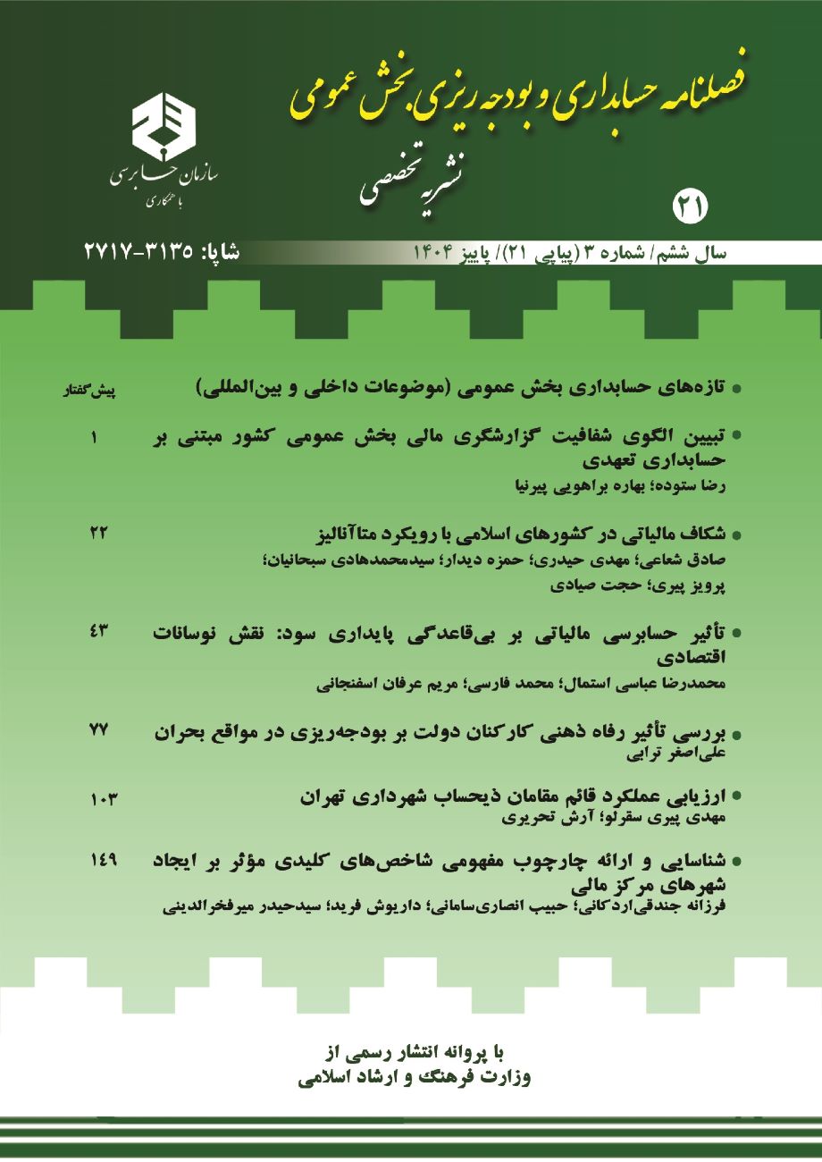 حسابداری و بودجه ریزی بخش عمومی