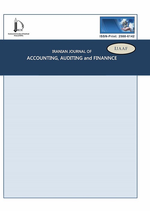 Accounting, Auditing and Finance - Volume:10 Issue: 2, Spring 2026