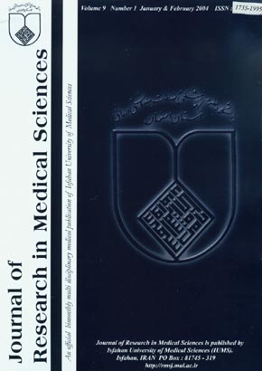 Research in Medical Sciences - Volume:9 Issue: 1, Jan & Feb 2004